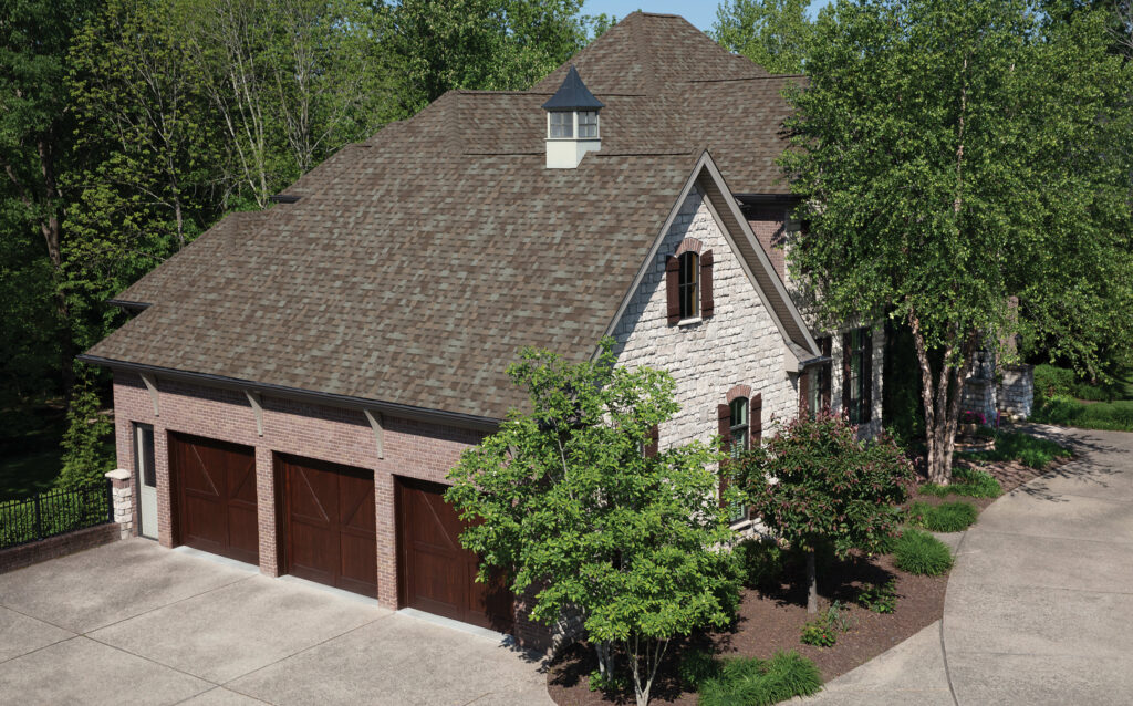 Driftwood Duration Shingle Owens Corning on a Home